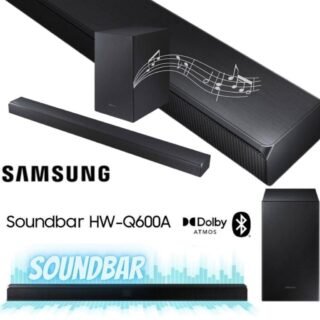 [SHOPTIME] Soundbar Samsung Hw-Q600a Com 3.1.2 Canais Bluetooth Subwoofer Sem Fio Dolby Atmos E Acoustic Beam