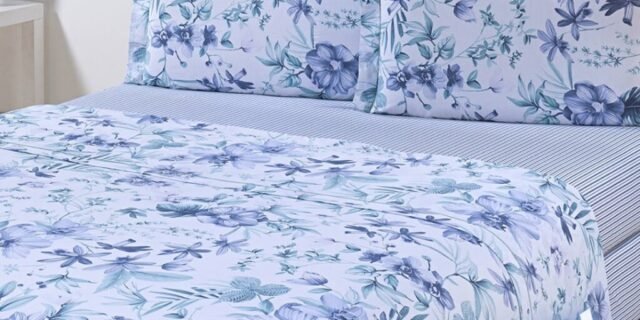 [SHOPTIME] Jogo de Cama Queen Percal 180 Fios 4 Peças – Casa & Conforto