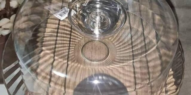 [MAGAZINE] Boleira de Vidro Redonda com Tampa de Plástico – Ruvolo Bari 32cm