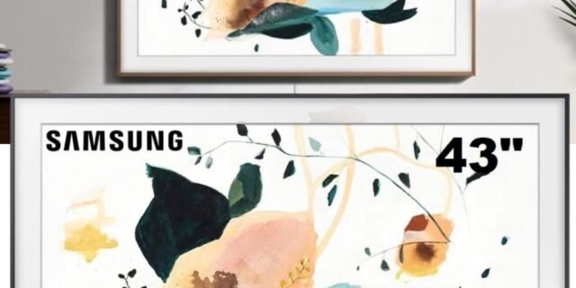 [SUBMARINO] Samsung Smart Tv Qled 4k The Frame 2020 43″, Modo Arte, Molduras Customizáveis, Única Conexão E Suporte No-Gap
