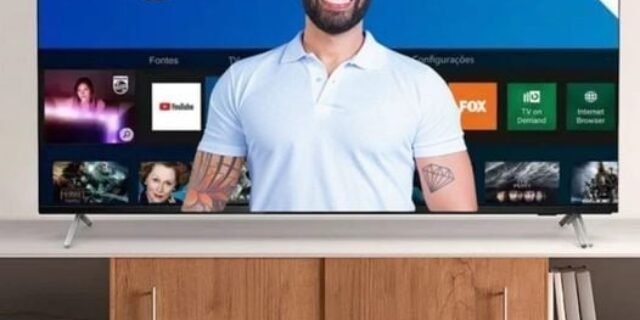 [SUBMARINO] Smart Tv 70” Philips 70pug7625/78 4k Uhd P5 Hdr10+ Dolby Vision Atmos Bluetooth Wifi Preto Bordas Ultrafinas