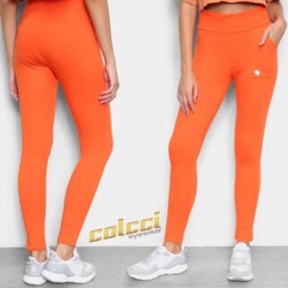 [MAGAZINE] Calça Colcci Moletinho Cintura Alta Feminina – Laranja