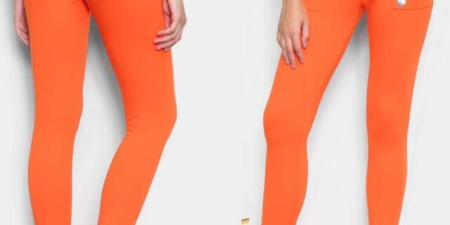 [MAGAZINE] Calça Colcci Moletinho Cintura Alta Feminina – Laranja