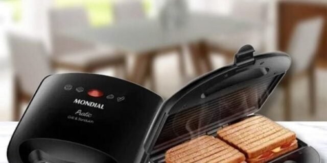 [MAGAZINE] Sanduicheira/Grill Mondial Pratic SN-01 Preto 750W – Antiaderente