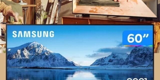 [SUBMARINO] Samsung Smart Tv 60″ Crystal Uhd 4k 60au8000, Painel Dynamic Crystal Color, Design Slim, Tela Sem Limites