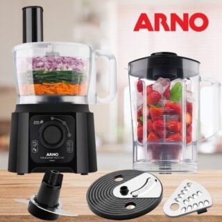 [MAGAZINE] Multiprocessador de Alimentos Arno Preto – Multichef 4 em 1 600W