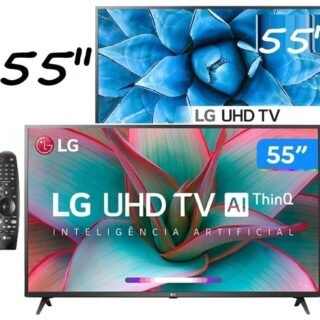 [SUBMARINO] Smart Tv Lg 55″ 55un7310 4k Uhd Wifi Bluetooth Hdr 3 Hdmi 2 Usb Inteligência Artificial Thinq Ai Google Assistente