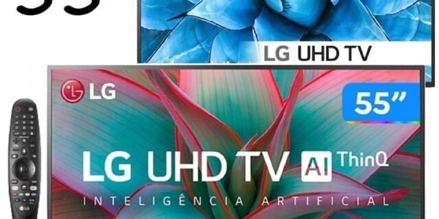 [SUBMARINO] Smart Tv Lg 55″ 55un7310 4k Uhd Wifi Bluetooth Hdr 3 Hdmi 2 Usb Inteligência Artificial Thinq Ai Google Assistente