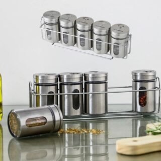 [SHOPTIME] Conjunto de Porta Condimentos 80ml 5 Peças – La Cuisine