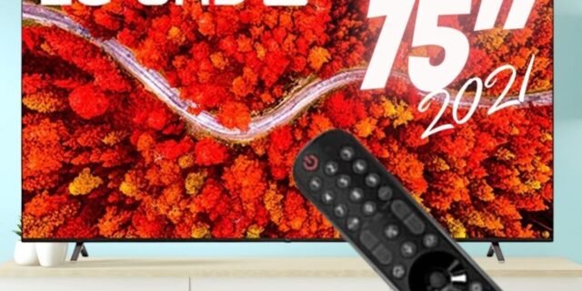 [SUBMARINO] Smart Tv Led 75” Lg 75up8050 4k Uhd Wi-Fi Bluetooth Hdr Inteligência Artificial Thinq Smart Magic Google Alexa