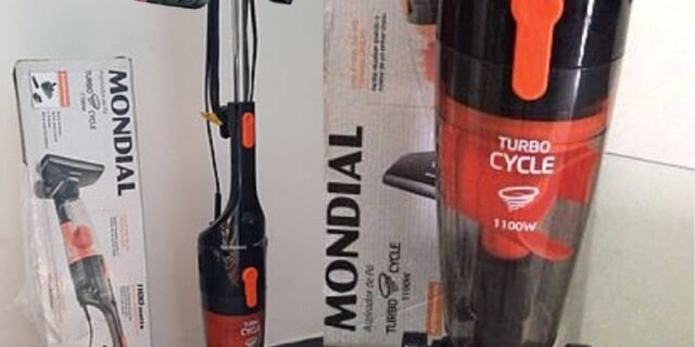 [MAGAZINE] Aspirador de Pó Vertical Mondial 1100W – Turbo Cycle AP-35 Preto e Laranja