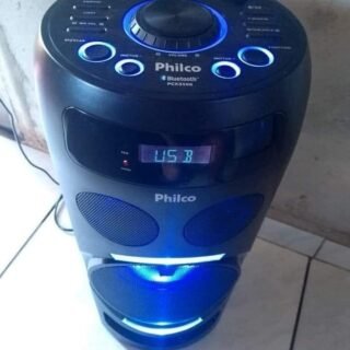 [SHOPTIME] Caixa Acústica Philco PCX3500 150W Flashs de Luz Bluetooth USB e Bateria Interna
