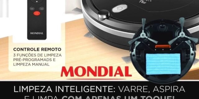 [MAGAZINE] Robô Aspirador Inteligente Mondial RB-03 35W