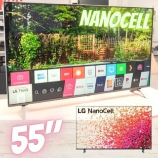 [AMERICANAS] Smart TV LED 55” LG 55NANO75 4K NanoCell 3x HDMI 2.0 Inteligência Artificial ThinQAI Smart Magic Google Alexa