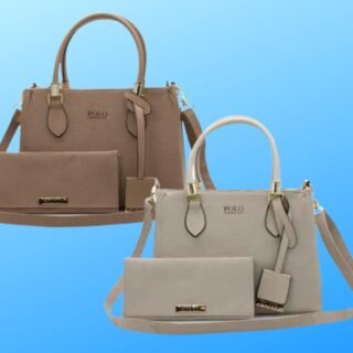 [MAGAZINE] Kit Bolsa Polo London Club Pequena Tote + Carteira Feminina