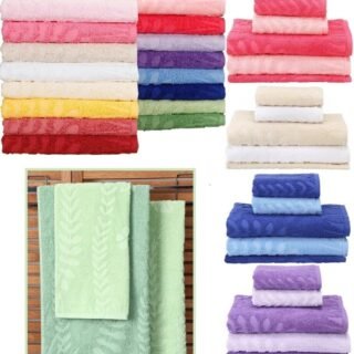 [SHOPTIME] Jogo De Toalha Banho Herbal 5 Peças – Casa & Conforto
