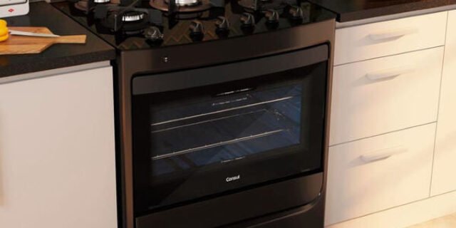 [MAGAZINE] Fogão 5 Bocas Mesa de Vidro Consul Preto – Acendimento Automático CFS5VAE