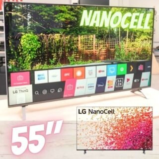 [SUBMARINO] Smart Tv Led 55” Lg 55nano75 4k Nanocell 3x Hdmi 2.0 Inteligência Artificial Thinqai Smart Magic Google Alexa