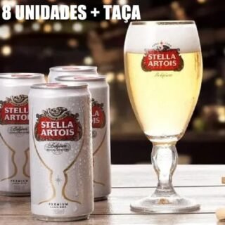 [MAGAZINE] Kit Cerveja Stella Artois American Standard Lager – 269ml Cada 8 Unidades com 1 Taça