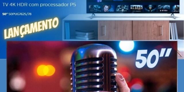 [SUBMARINO] Smart Tv Philips 50″ Uhd 4k 50pug7625 Wi-Fi Hdr10+ Dolby Vision E Dolby Atmos Com Bluetooth Bordas Ultrafinas