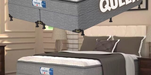 [MAGAZINE] Cama Box Queen (Box + Colchão) Probel – Mola 64cm de Altura Turquia