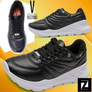 [ZATTINI] Tênis VIZZANO Chunky Feminino – Preto