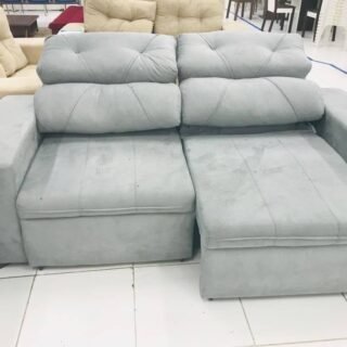 [MAGAZINE] Sofá Retrátil Reclinável 3 Lugares Suede – Phormatta Evolution SMP (2 Cores)