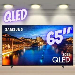 [SUBMARINO] Samsung Smart Tv 65″ Qled 4k 65q60a, Modo Game, Som Em Movimento Virtual, Tela Sem Limites, Design Slim