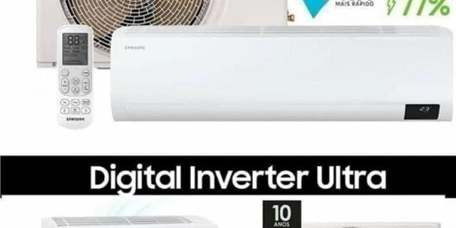 [SHOPTIME] Ar Condicionado Split Samsung Digital Inverter Ultra 12.000 Btus Frio 220V