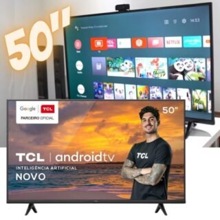 [SHOPTIME] Smart TV LED 50” TCL P615 4K UHD HDR Android com Wi-Fi e Bluetooth Integrados