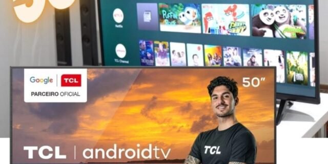 [SHOPTIME] Smart TV LED 50” TCL P615 4K UHD HDR Android com Wi-Fi e Bluetooth Integrados