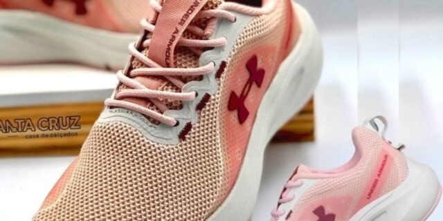 [NETSHOES] Tênis Under Armour Charged Surpass Feminino – Off white+Rosa