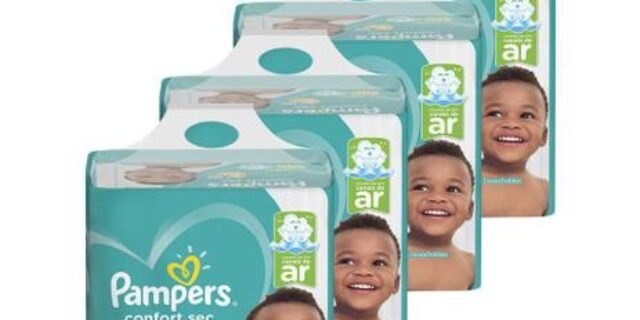 [MAGAZINE] Kit de Fraldas 4 pacotes Pampers Confort Sec Super (M-G-XG-XXG)