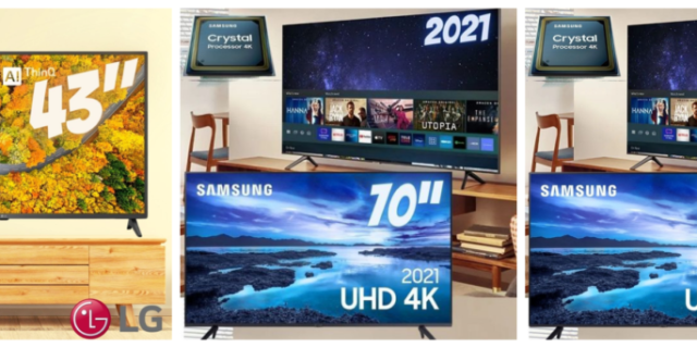 [SUBMARINO] Samsung Smart Tv 70″ Uhd 4k 70au7700, Processador Crystal 4k, Tela Sem Limites, Visual Livre De Cabos, Alexa Built In