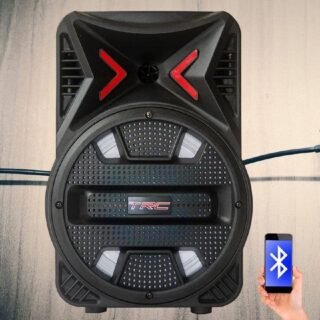 [CARREFOUR] Caixa de Som Amplificada TRC 5511 Bluetooth USB Entrada para microfone Bateria interna 110W