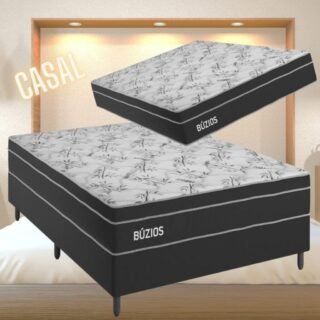 [MAGAZINE] Cama Box Casal (Box + Colchão em Molas) – Plumatex Búzios