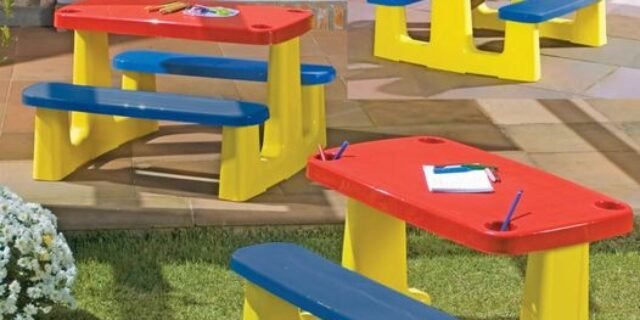 [AMERICANAS] Mesa Infantil para Pic-nic e escolar colorida – 92360000 – Tramontina