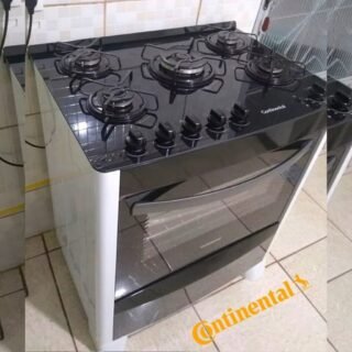 [MAGAZINE] Fogão 5 Bocas Mesa de Vidro Continental Branco – Acendimento Automático FC5VB