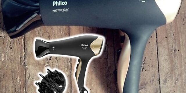 [CASAS BAHIA] Secador de Cabelos Philco PH3700 Gold Preto 2000W