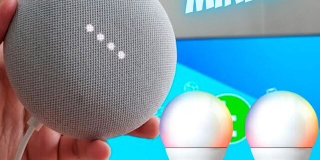 [MAGAZINE] Kit Nest Mini 2ª geração Smart Speaker – com Google Assistente + 2 Lâmpadas Inteligentes