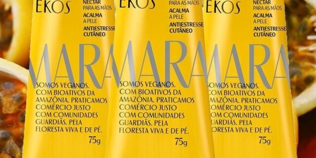 [NATURA] Kit com 3 Polpas Hidratantes Para Mãos Ekos Maracujá, Tukumã, Açaí, Castanha ou Ucuuba com 75g Cada