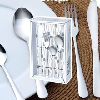 [SHOPTIME] Faqueiro aço inox Charlotte 24 peças – Basic+