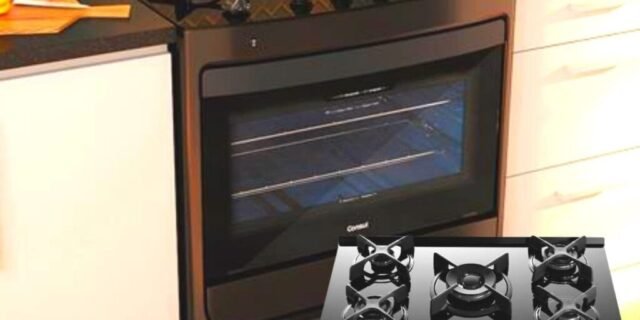 [MAGAZINE] Fogão 5 Bocas Mesa de Vidro Consul Preto – Acendimento Automático CFS5VAE