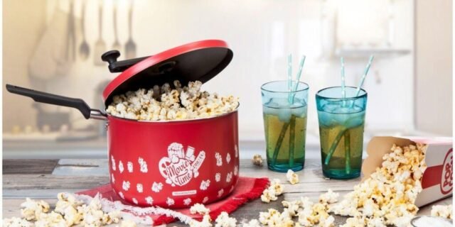 [MAGAZINE] Pipoqueira Multiflon Vermelha Antiaderente – de Alumínio 3,8L 20cm Versátil 78320