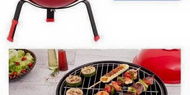 [MAGAZINE] Churrasqueira a Carvão com Abafador – Tramontina TCP 320L Vermelha – ACIMA DE R$600 em outros sites!