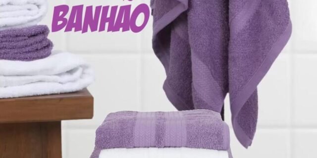 [MAGAZINE] Jogo de Toalhas Banhão Sisa Algodão Marília – 4 Peças