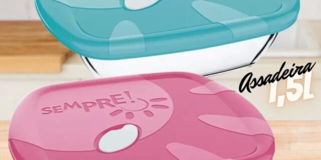 [MAGAZINE] Assadeira de Vidro Quadrada – Sempre 1 Unidade Sortido