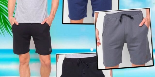 [ZATTINI] Kit 3 PEÇAS Bermuda Moletom Ultimato Básica Masculina