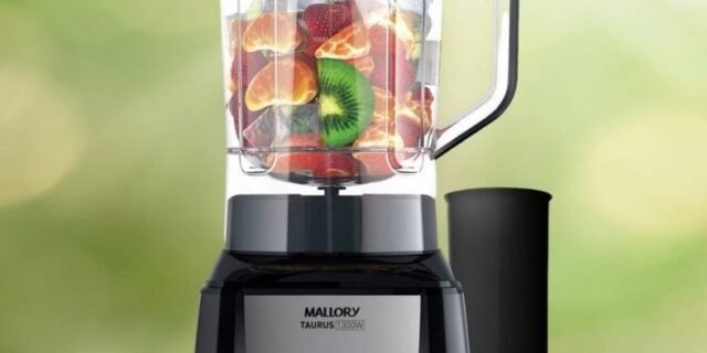 [MAGAZINE] Liquidificador Mallory Taurus Preto com Filtro – 12 Velocidades 1300W