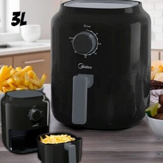 [PONTO] Fritadeira sem Óleo MiniFry 3L Titanium Midea